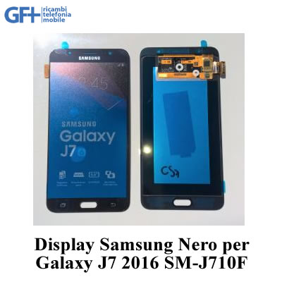 LCD Display NERO Completo Samsung J7 2016 SM-J710
